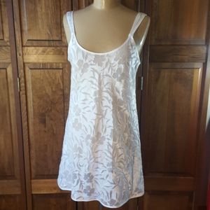 Etienne VTG Sheer, White Negligee,  Sz XL